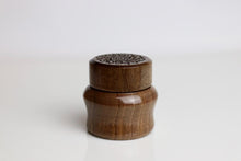 Load image into Gallery viewer, Wooden Ink Pot with Carved Lid